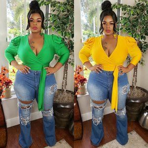 Lemon or Lime Drop Crop Top